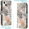 iMoshion Hoesje Geschikt voor iPhone 14 Hoesje Met Pasjeshouder - iMoshion Design Softcase Bookcase - Goud / Glamour Botanic