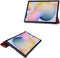 imoshion Tablet Hoes Geschikt voor Samsung Galaxy Tab S7 FE / Tab S7 Plus / Tab S8 Plus - imoshion Trifold Bookcase - Rood /Rood