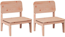 vidaXL - Tuinstoelen - 2 - st - 60x52,5x72 - cm - massief - douglashout