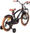 AMIGO 2Cool Jongensfiets 16 Inch - Kinderfiets voor 4 tot 6 Jaar - 100-115 cm - Zwart - met Zijwieltjes