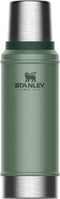 Stanley Classic Legendary Bottle 0,75L | Hammertone Green | Thermosfles houdt 20 uur warm of koud | Vaatwasserbestendig | Roestvrijstalen Thermoskan | Lekvrij | BPA-Vrij