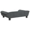 Kinderbank 70x45x26 cm fluweel donkergrijs