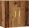 vidaXL - Wandkast - 60x31x60 - cm - bewerkt - hout - oud - houtkleurig