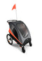 Kinderkraft NAVA - Multifunctionele 3-in-1 kinderwagen - Fietsaanhanger en kinderwagen voor twee kinderen