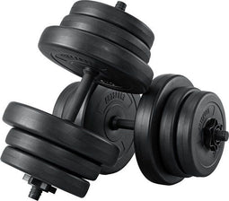 ArtSport Halterset - Dumbells 40 kg - 2-delig - Zandgevuld - Halter met Stersluitingen