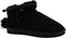 Alpacas Footwear - Dames - Korte laarzen - Echt suède - Gevoerd met lamswol - Zwart - 38