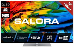 Salora 43QLED440A - Ultra HD TV - 4K Resolutie - Zwart (2021)