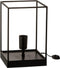 J-Line tafellamp Rechthoekige Frame - metaal - zwart - small