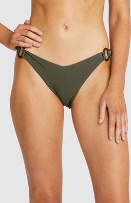 Baku Glimmer - Bikinibroekje - Soft ring detail - Groen