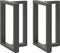 vidaXL - Eettafelpoten - 2 - st - T-vormig - 50x35x(72-73) - cm - staal - antraciet