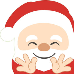 Duni - Servet l33 b33 cm silhouettes santa 20st