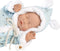 Llorens mini babypopje soft body Baby Bo slapend 31 cm
