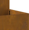 vidaXL - Tuinplanter - 100x100x48 - cm - Weerbestendig - Staal