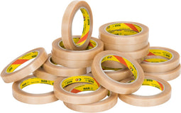 Pvc tape (nar) 32 micron 15 mm x 66 meter transparant | 20 stuks