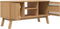 vidaXL - Tv-meubel - OLDEN - 114x43x57 - cm - massief - grenenhout - bruin