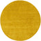 Vloerkleed MOMO Rugs Panorama Uni Rond Gold Vloerkleed - 200 rond - Rond - Laagpolig,Rond Tapijt - Modern - Geel
