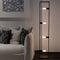 Atmooz - Vloerlamp Riley - Staande Lamp - Stalamp - Woonkamer - Zwart - Hoogte 150cm - Metaal