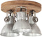 vidaXL Plafondlamp industrieel 25 W E27 42x27 cm zilverkleurig