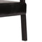 vidaXL Fauteuil echt leer zwart