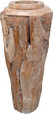 vidaXL - Decoratievaas - 40x100 - cm - massief - teakhout