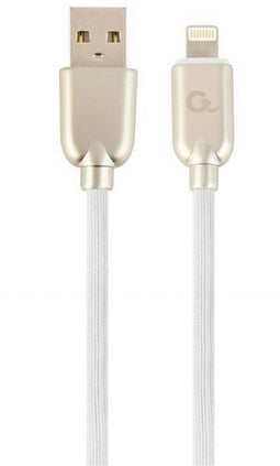 Cablexpert CC-USB2R-AMLM-2M-W - USB 2.0 naar Apple Lightning Kabel - 2 m - Wit