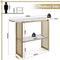 Coast Consoletafel - Bijzettafel - Marmerlook & Goudkleurig Frame - L 120 x B 29,5 x H 92,5 cm