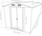 vidaXL - Tuinschuur - 257x779x181 - cm - gegalvaniseerd - staal - groen