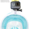 Snorkelmasker met steun voor sportcamera AquaSport Blauw Turkoois (4 Stuks)