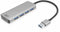 ACT AC6121 - USB-A hub - 4x USB-A 5Gbps met USB-C power poort - Aluminium