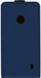 Mobilize Nokia Lumia 520 - Flipcase - Hoogwaardig kunstleer - Blauw