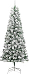 vidaXL - Kunstkerstboom - met - scharnieren - en - sneeuw - 180 - cm