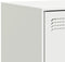 vidaXL Tv-meubel - 99x39x44 cm - koudgewalst staal - wit