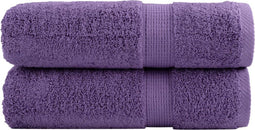vidaXL - Handdoeken - SOLUND - 2 - st - 600 - g/m² - 50x100 - cm - paars