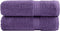 vidaXL - Handdoeken - SOLUND - 2 - st - 600 - g/m² - 50x100 - cm - paars