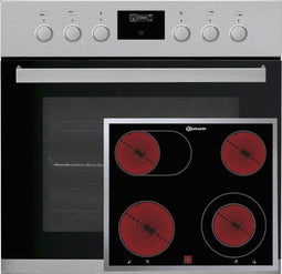 Bauknecht HEKO PROFI 5500 - Elektrische oven 65 l - Pyrolytisch - Zwart Satijn titanium Roestvrijstaal