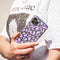 iMoshion Hoesje Geschikt voor Samsung Galaxy A42 Hoesje Siliconen - iMoshion Design hoesje - Transparant / Paars / Design Leopard Lilac