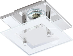 EGLO Almana - Plafonnière - 1 Lichts - Vierkant - Grijs (1 stuk)