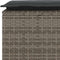 vidaXL - Tuinbank - met - kussen - 110x40x44 - cm - poly - rattan - grijs