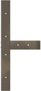 vidaXL - Eettafelpoten - 2 - st - T-vormig - 80x35x(72-73) - cm - staal - naturel