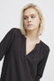 Ichi IHMAIN LS2 - Dames Blouse - V-hals - Maat 44