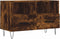 vidaXL - Tv-meubel - 80x36x50 - cm - bewerkt - hout - gerookt - eikenkleurig