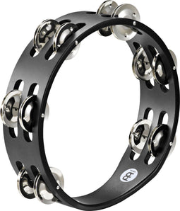 Meinl Compact Tambourine CTA2S-BK, Double Row, Steel - Tamboerijn