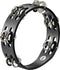 Meinl Compact Tambourine CTA2S-BK, Double Row, Steel - Tamboerijn