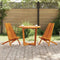 vidaXL - Opvouwbare - Tuinstoelen - 2 - stuks - Massief - Hout - Acacia