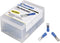 TRU COMPONENTS 736753 Platte stekker (male) Insteekbreedte: 2.8 mm Insteekdikte: 0.5 mm 180 ° Deels geïsoleerd Rood 100