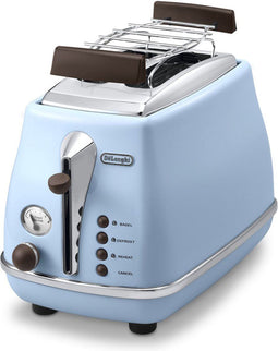 DeLonghi CTOV 2103 - Broodrooster - 900W - Retro design - Hoogglans afwerking (1 stuk)