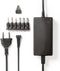 Nedis Universele AC-Stroomadapter - 27 W - 3 - 12 V DC - 3.60 m - 2.25 A - 6 plug(s) - Zwart