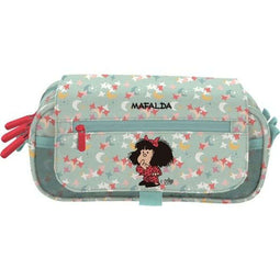 Mafalda - Pennenetui 3 vakken - Multicolour 23 x 10 x 10 cm