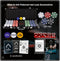 Texas' Finest Matt Black Pokerset - 500 Chips - Inclusief Speelkaarten en e-Book