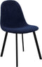 Set van 4 Kick eetkamerstoel Ted - donkerblauw